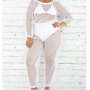 NEW NET  SWIMSUIT COVER UP JUMPER